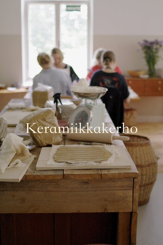 Keramiikkakerho  |  maanantaisin  |  alkaen 10.11.