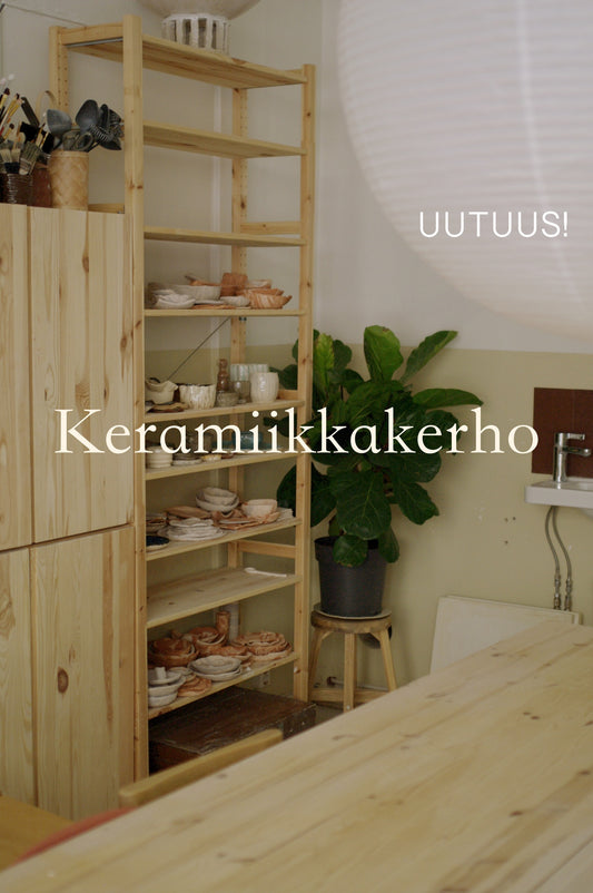 Keramiikkakerho  |  tiistaisin  |  alkaen 27.1.